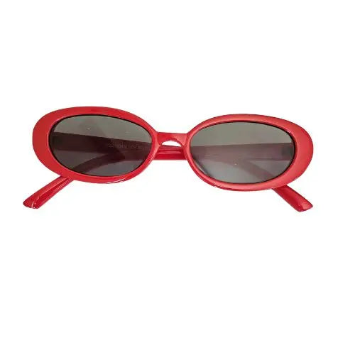 Turn heads and capture light with the Ruby Radiance Sunglasses—a bold yet wearable essential for the style-forward. These striking red frames are finished in a luxe, high-gloss sheen that catches the sun just right. Designed to elevate both casual and statement looks, they bring a pop of personality to any outfit without overpowering your vibe.