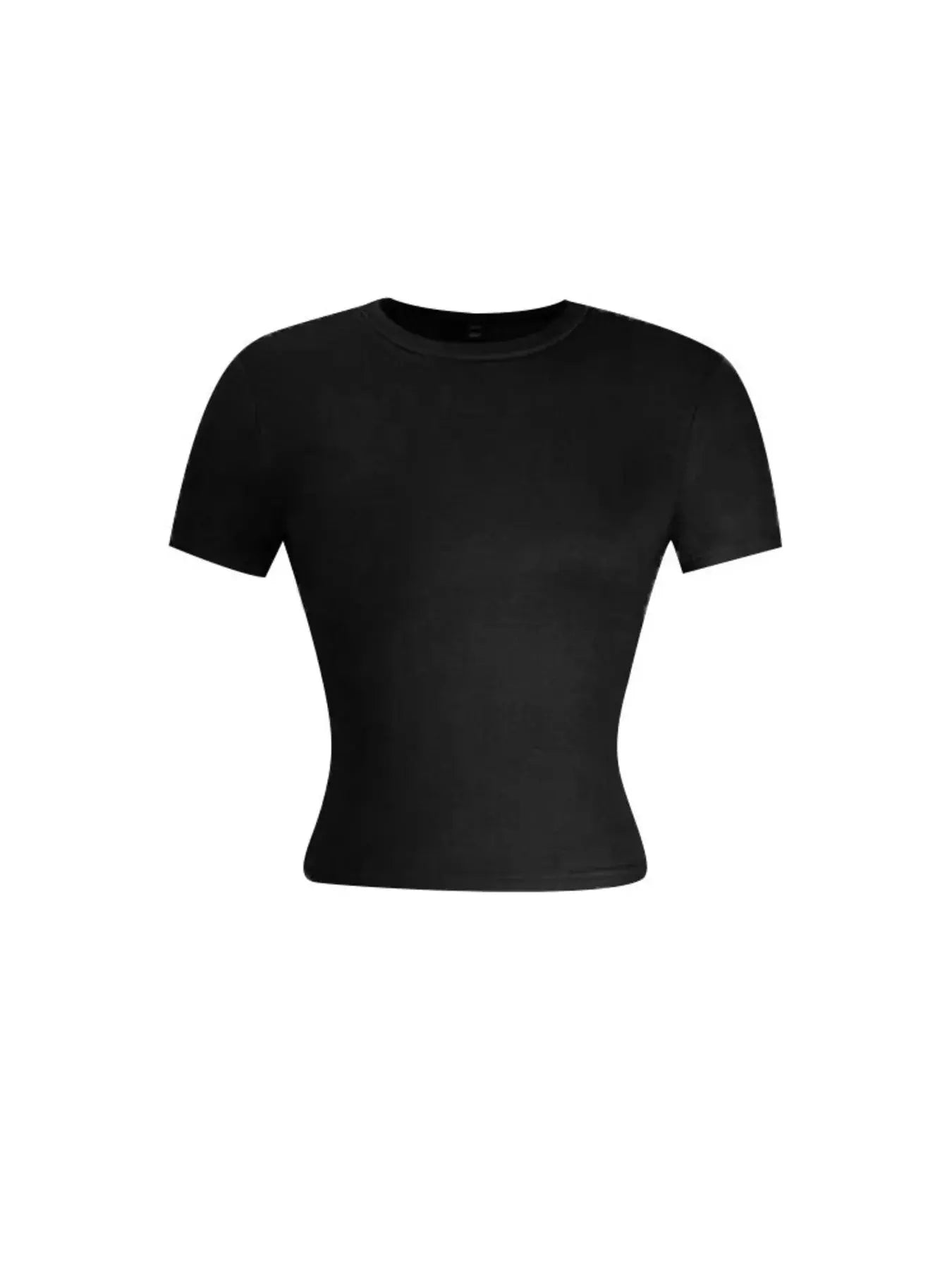 Elevate your off-duty wardrobe with this sleek black two-piece set, featuring a fitted crop top and high-waisted wide-leg pants. The top hugs your frame with a flattering silhouette, while the flowy pants offer all-day comfort and movement. Whether you're lounging at home or heading out for errands, this ensemble delivers polished ease with minimal effort.