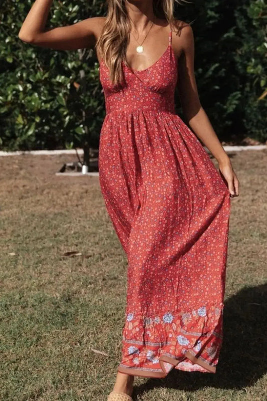 Made from 95% polyester and 5% elastane, it offers wrinkle resistance and breathable comfort. Though unlined, the fabric remains opaque, delivering style with assurance. Available in sizes S to L, the tailored fit—from bust to hem—flatters a range of shapes while keeping things light and airy. Adjustable straps and a cami neckline lend effortless versatility, making it a must-pack for travel and weekend wanderlust alike.