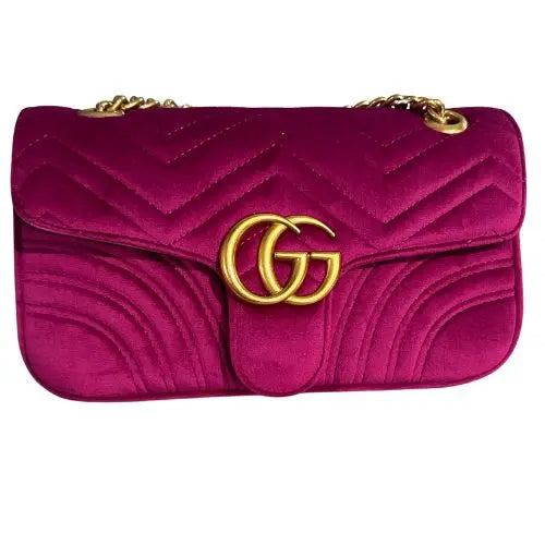 Close up of Timeless Elegance Faux Designer Crossbody Bag